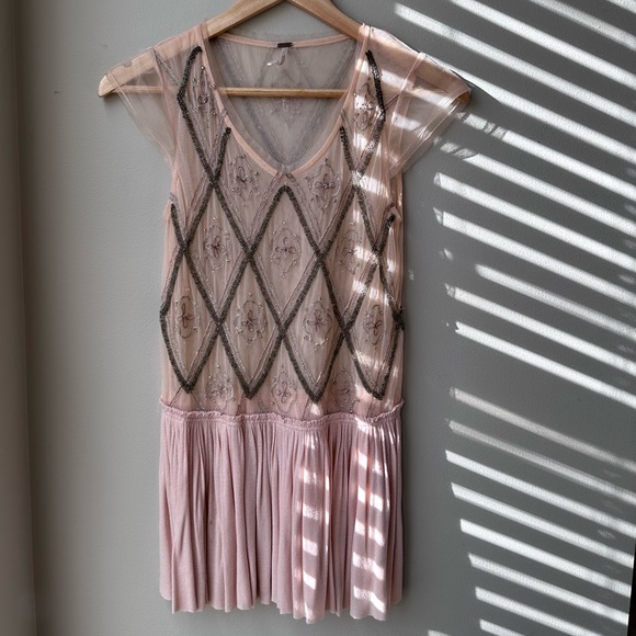 Free People Beaded Top - Picture 2 of 5